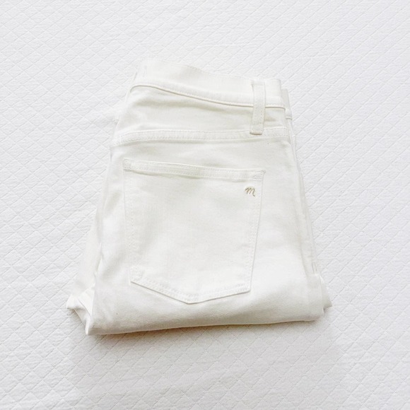 Madewell High Riser Skinny Cream Skinny Jeans Style C1741 SZ26 - Picture 6 of 9